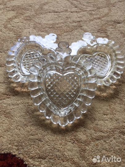 Розетки для варенья СССР хрусталь