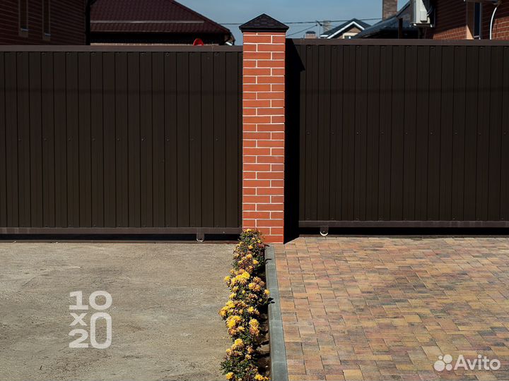 Тротуарная плитка, брусчатка, бордюры с укладкой