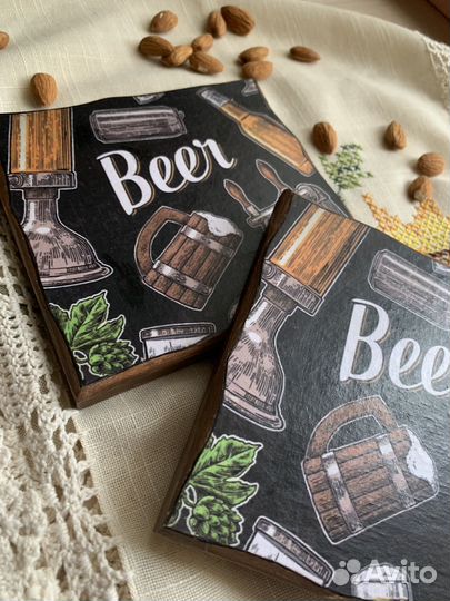 Под пиво костер(подставка)