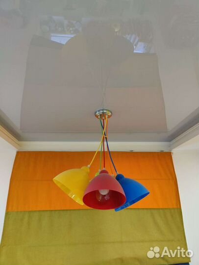 Люстра потолочная бу