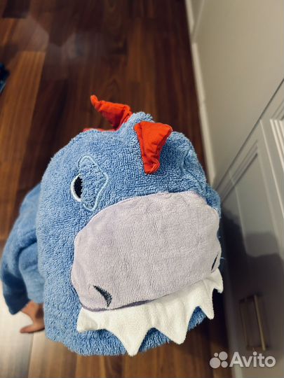 Детский махровый халат 122 динозавр