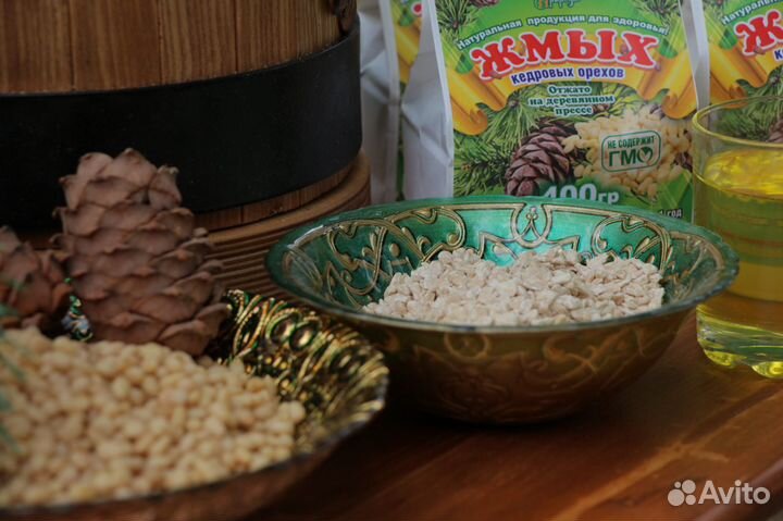 Кедровый жмых из отборного ореха - свежий