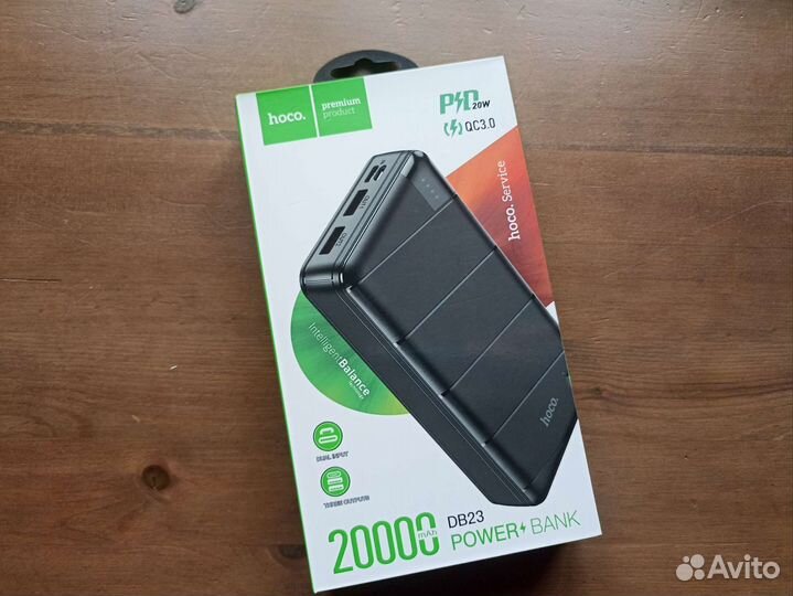 Внешний аккумулятор hoco 20000 mAh