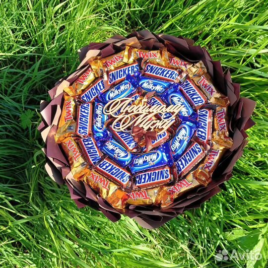 Мужские съедобные букеты