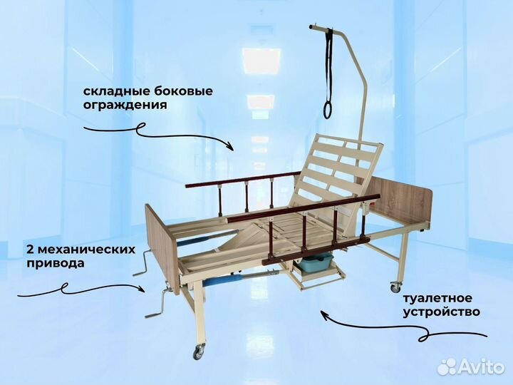 Медицинская кровать функциональная