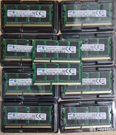 Озу для ноутбука Samsung ddr3l 4 Гб и 8 Гб (новая)