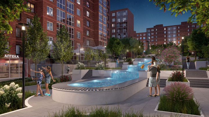 2-к. квартира, 55,8 м², 8/9 эт.