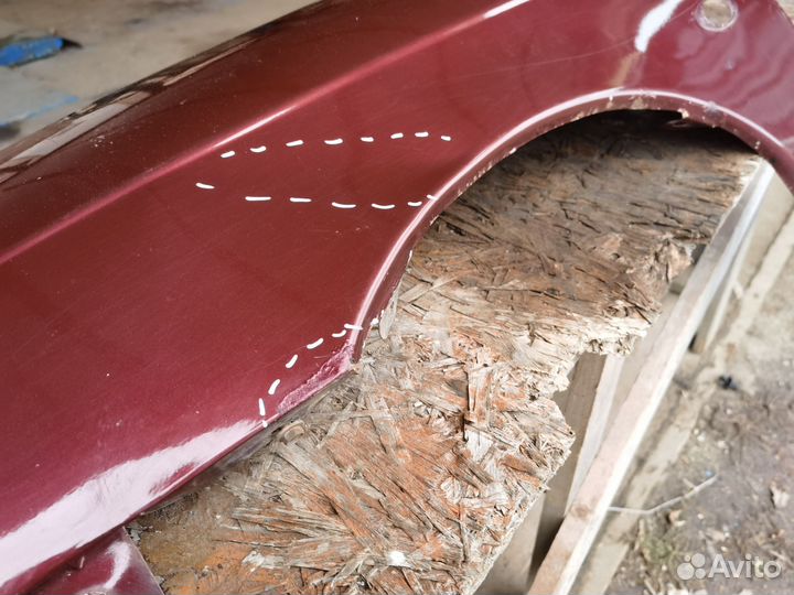 Крыло переднее левое kia spectra