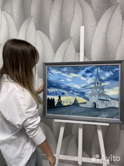 Картина маслом на холсте большая