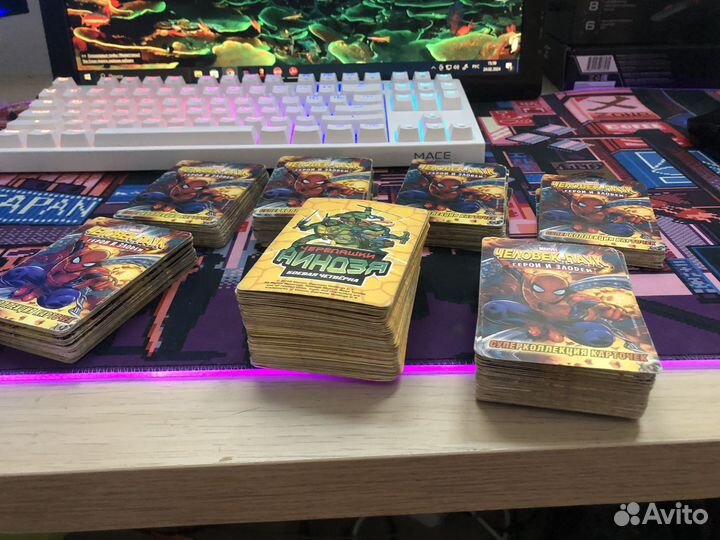 Коллекционные карточки Человек паук