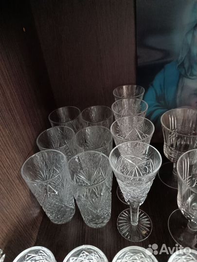 Фужеры хрустальные СССР