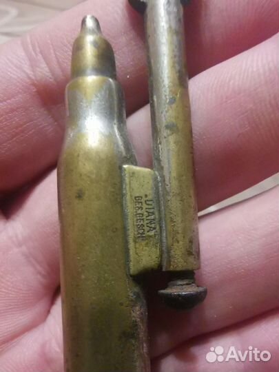 Зажигалка бензиновая винтажная с надписью