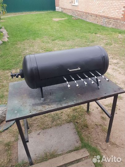 Мангал с газового баллона