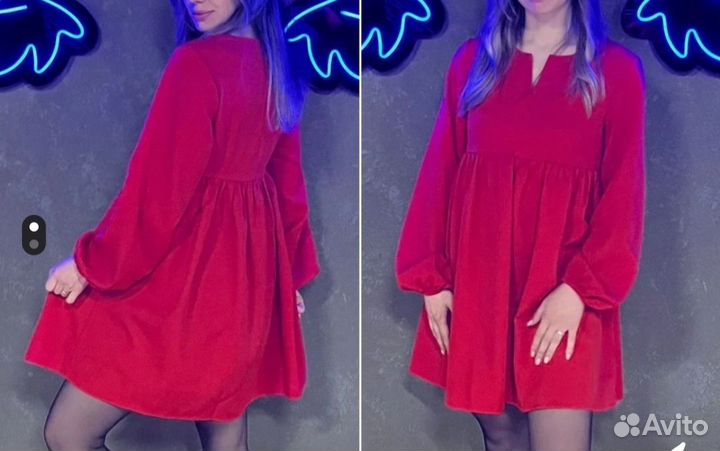 Платье красное вечернее