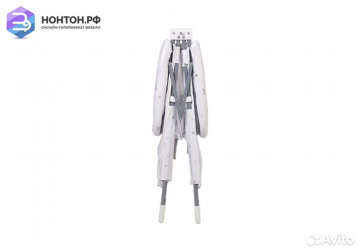 Манеж Comfort French Teddy белый / серый