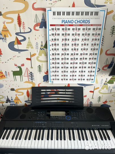 Синтезатор casio ctk 6000 с подставкой