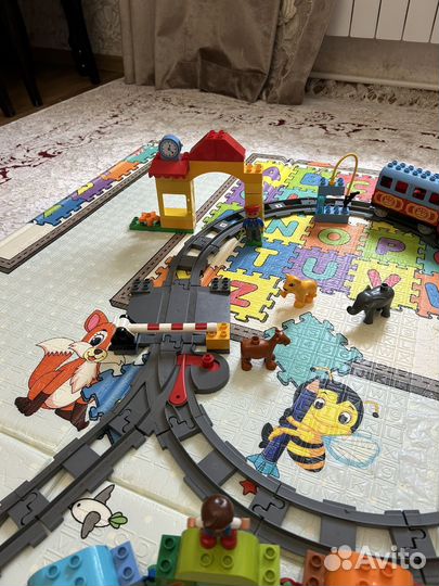 Lego duplo поезд железная дорога