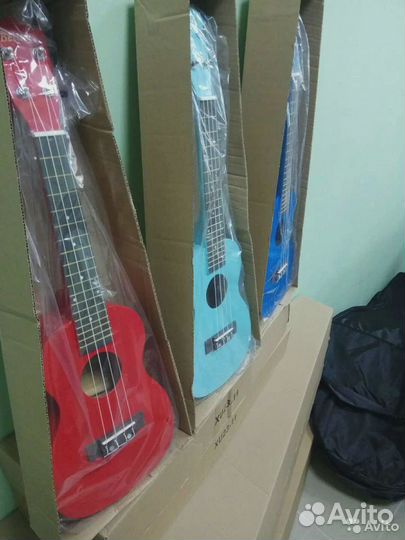 Укулеле новые размер сопрано и концерт 21