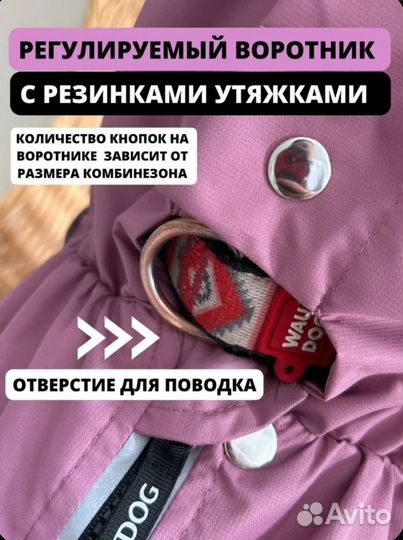 Зимний комбинезон для крупных собак(сука)