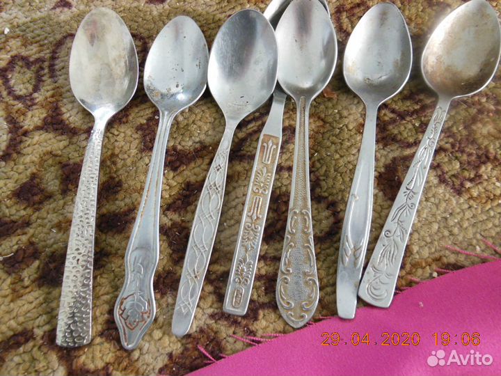 СССР ложки, вилки ножи