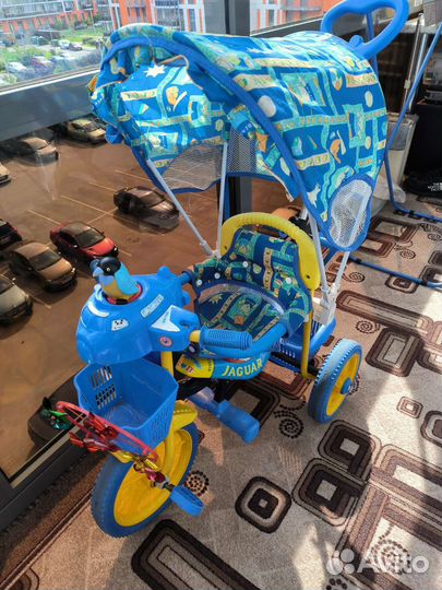 Детский трехколесный велосипед Ягуар