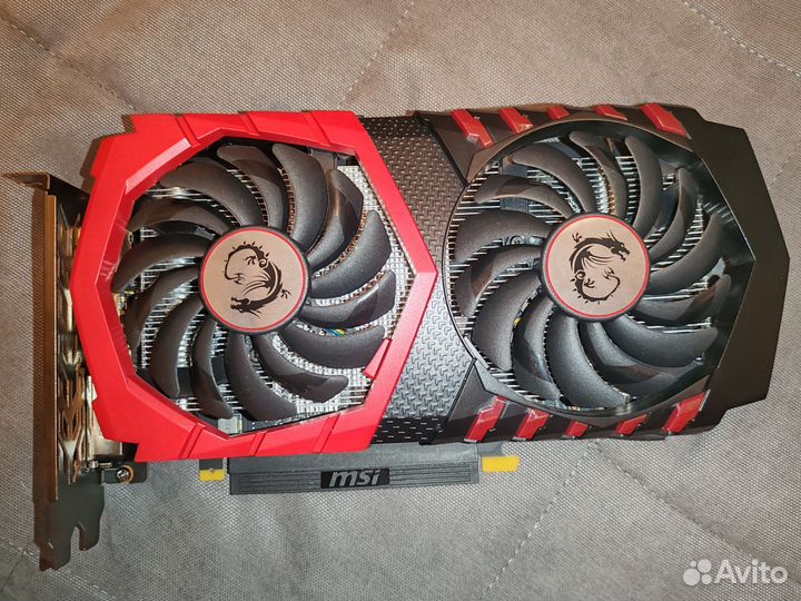 Видеокарта MSI gtx 1050 ti gaming x