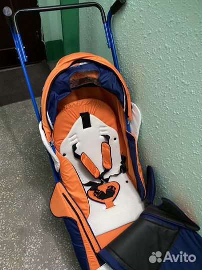 Санки на колесах детские