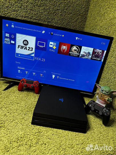 Sony playstation 4 pro FIFA23 + много игр