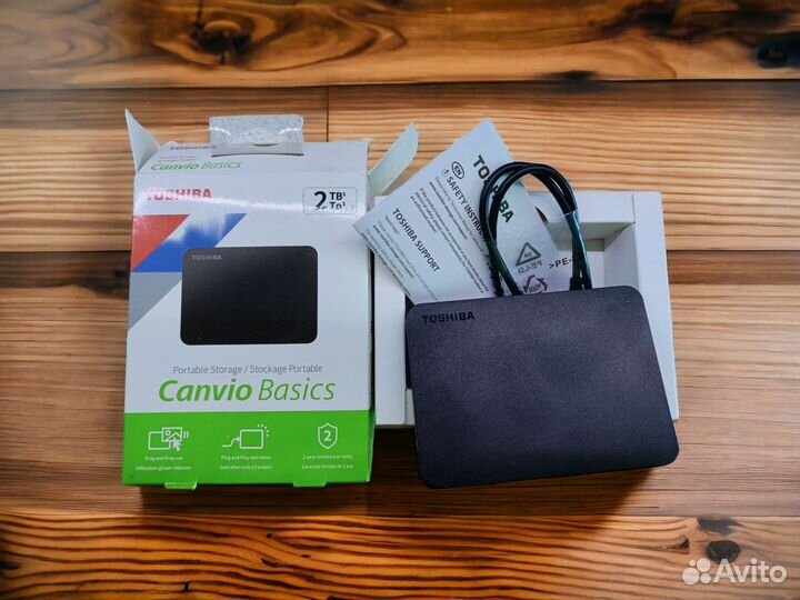 Внешний жесткий диск Toshiba Canvio Basics, 2 тб