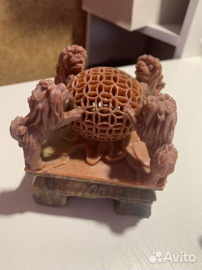 Старинные китайские фигурки. Мыльный камень