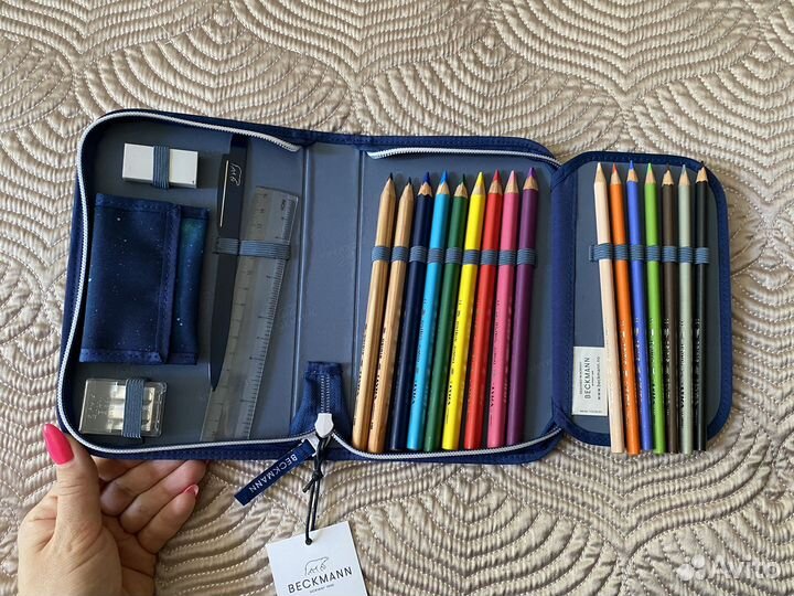 Пенал школьный с наполнением