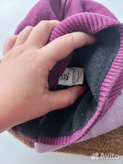 Демисезонные шапки на подростка пакетом