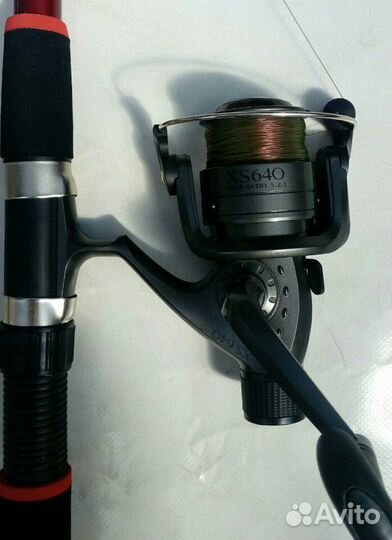 Набор спиннинг телескоп 3,0 м. с катушкой