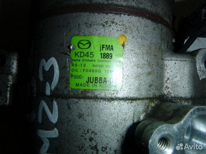 Компрессор системы кондиционирования mazda 3 (BM)