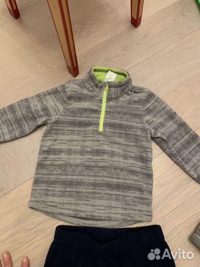 Флисовая кофта и штаны р 2, р3, Декатлон