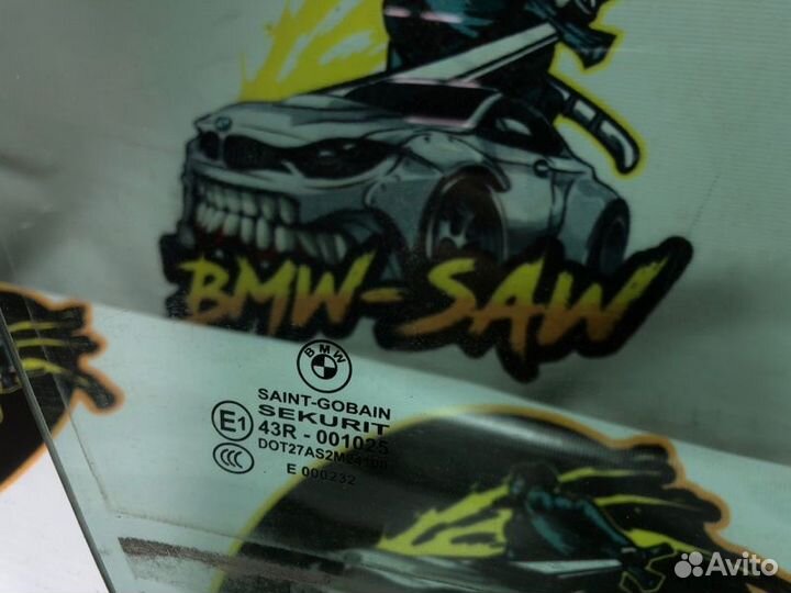 Стекло двери переднее правое Bmw 3 E36 sedan