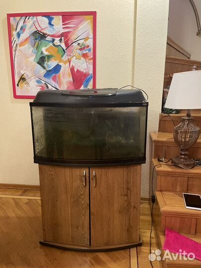 Аквариум 120 литров с тумбой