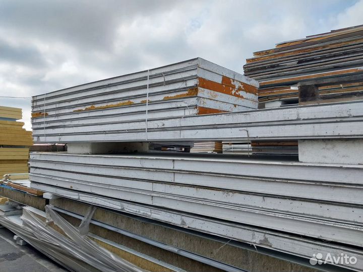 Сэндвич-панели 40000 м2 в наличии