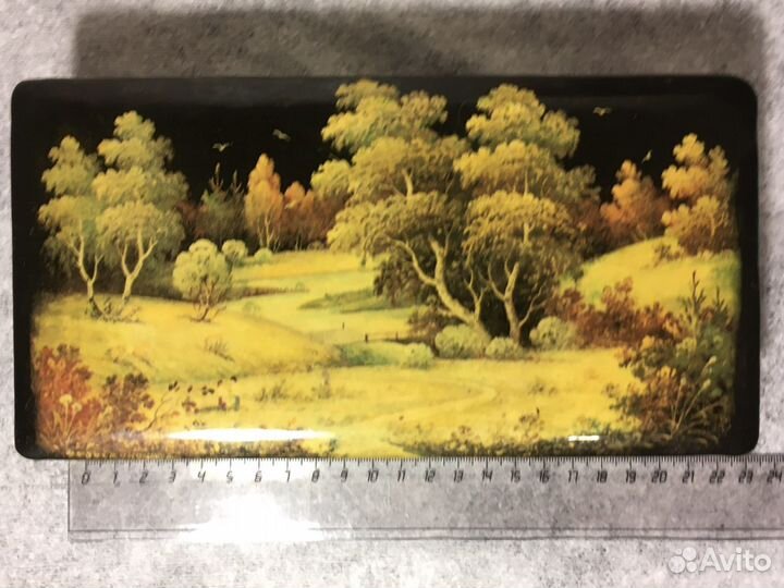 Шкатулки лаковые деревянные СССР в ассортименте