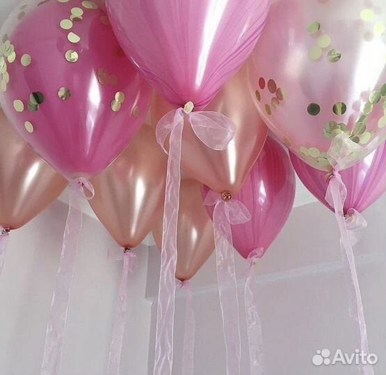 Воздушные шары под потолок - парнас (доставка)