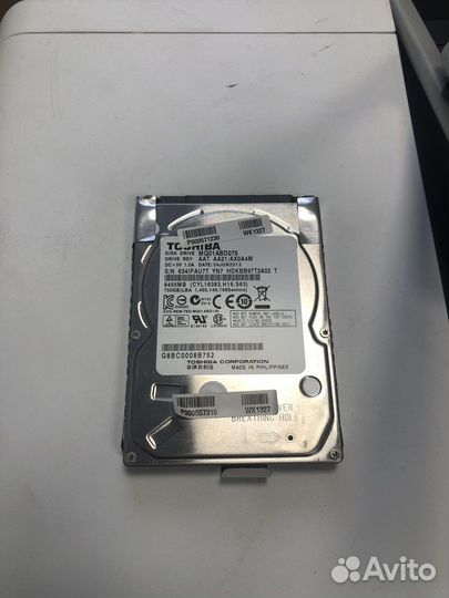 Жесткий диск для ноутбука