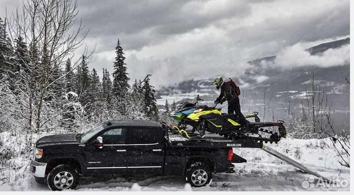 Снегоходная площадка на пикап