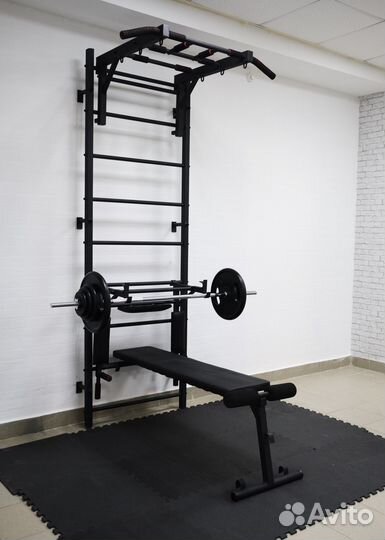 Шведская стенка усиленная + турник рукоход FR-29YU