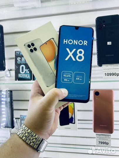 Honor X8 6/128 GB Black Новый