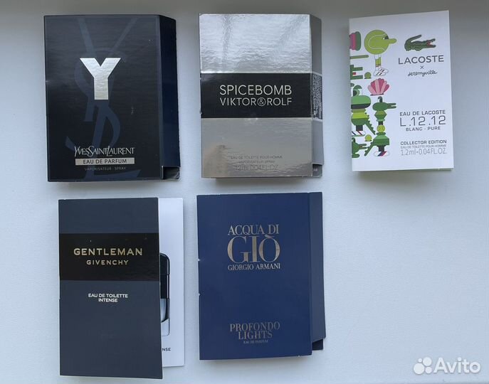 Dior Chanel пробники мужские Оригинал