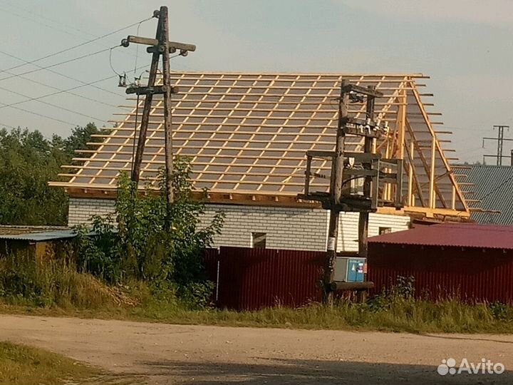 Кровельные работы. Каркасные дома, бани, пристрои