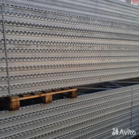 Металлические стеллажи для склада (до 10 м рама)