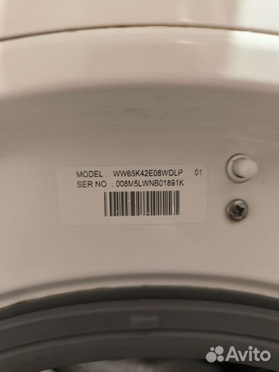 Стиральная машина samsung eco bubble 6.5 кг