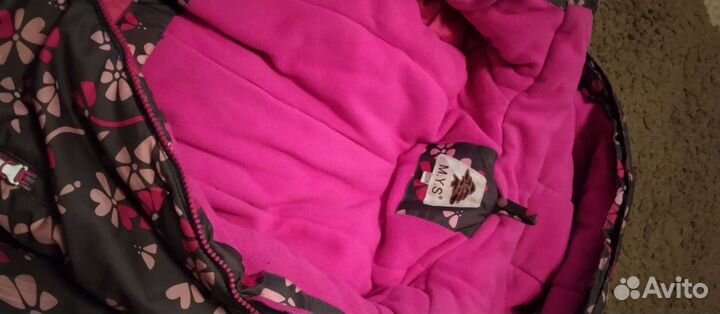 Зимний комбинезон для девочки 122