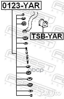 Тяга стабилизатора toyota yaris 99-05